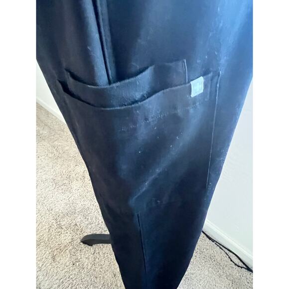 FIGS Black High Waisted Straight Leg Scrub Pants Medical Workwear Pants XL - Picture 4 of 8